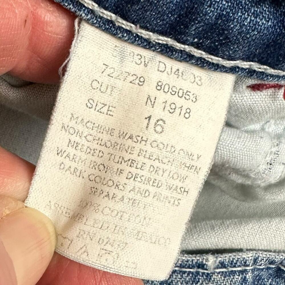 Vintage Faded Glory High Rise Carpenter Jeans Size 16 - Picture 5 of 5
